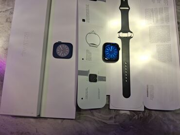 apple watch stainless: Apple watch 8 45мм midnight aluminum case