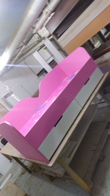 Детские односпальные кровати: Детская кровать в синем цвете для мальчиков и в розовом цвете для — 7