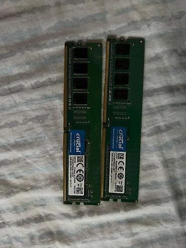 восемь: Оперативная память (RAM) для ПК, Б/у, Crucial, 4 ГБ, DDR4, 2400 МГц — 1