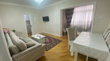 Uzunmüddətli kirayə mənzillər: Avropa temirli, 3 otaq, 9/8 mərtəbə tam əşyalı mənzil kirayə verilir — 3