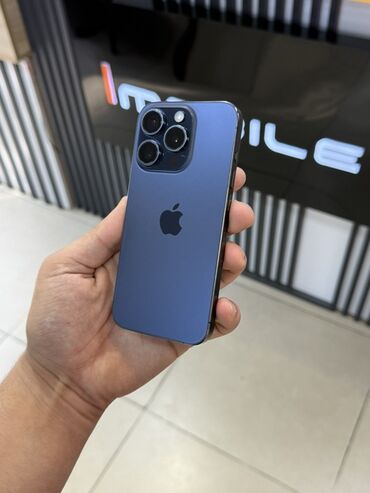 qaqa profil şəkilləri: IPhone 15 Pro, 128 GB, Blue Titanium, Face ID