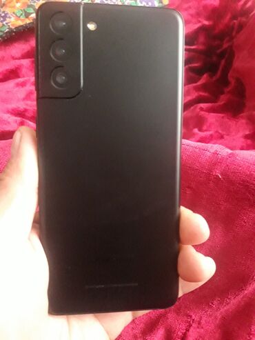 телефон нот 10: Samsung Galaxy S21 5G, 256 ГБ, цвет - Черный, 1 SIM