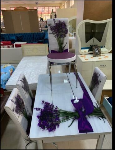 Masa və oturacaq dəstləri: Mətbəx üçün, Yeni, Açılan, Dördbucaq masa, 4 stul -da lalafo.az — 9 Masa və oturacaq dəstləri: Mətbəx üçün, Yeni, Açılan, Dördbucaq masa, 4 stul — 9