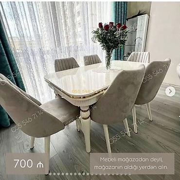 Qonaq otağı üçün, Yeni, 6 stul