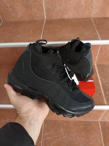 Ostala muška obuća: Nike Air Max 95 Sneakerboot All Black Nike Pakovanje-NOVO Uzivo su — 8