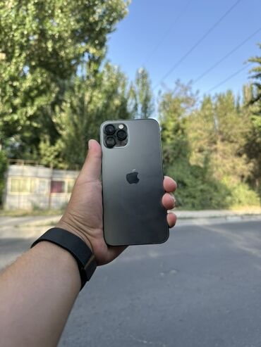 телефоны в рассрочку ош: IPhone 12 Pro, Б/у, 128 ГБ