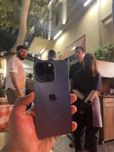 apple adapter: İphone 14 pro 128 gb təmirdə olmayıb nöqtə cızıq yoxdur Face id✅ True