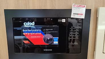 pelet sobası: Mikrodalğalı soba Samsung, Quraşdırılan, Mikrodalğalar ilə, rəng - Qara, Yeni — 1