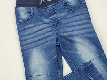 spodnie jeans myszka miki: Jeans, Little kids, 9 years, 128/134, condition - Good