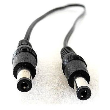 кабели и переходники для серверов dvi: Кабель адаптера питания (б/у) с двух сторон штекер male: 5.5
