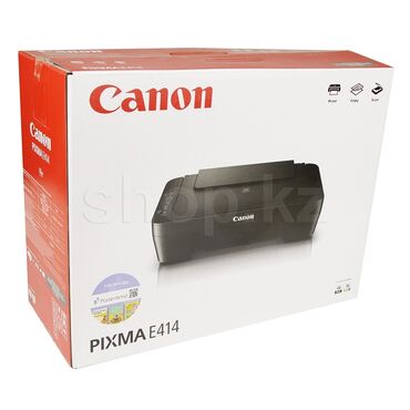 Kompüter, noutbuk və planşetlər: Yeni̇. Canon e414 printer həm rəngli həm ağ qara.Yeni bağlı qutuda