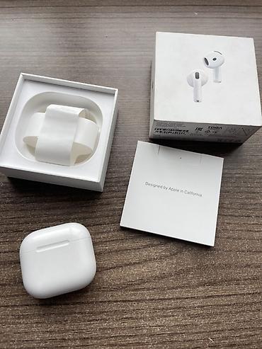 Apple AirPods Apple 4 anc. Original, tam ideal veziyetde, hec bir lalafo.az -da Apple AirPods Apple 4 anc. Original, tam ideal veziyetde, hec bir