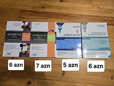 Testlər: Kitabların hər biri yenidir içində bir xətt belə yazılmayıb.Tək-tək — 1