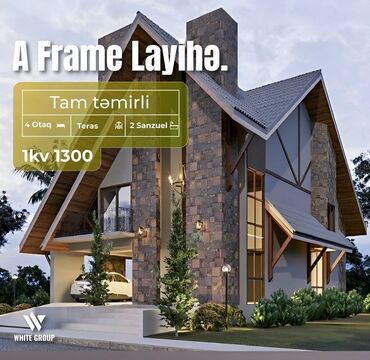 a frame evlerin tikintisi: A Frame lahiyelerin dizaynı tikinti ve temirini WHITE Groupa emanet