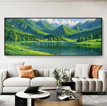 Панно: Алмазная мозаика (diamond painting) — наборы для творчества и декора — 9