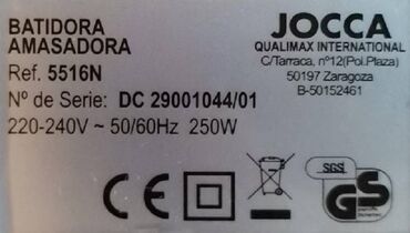 Blenderi, mikseri: Mikser - planetarni sa posudom Jocca Jocca Mikser sa posudom - ručni — 10