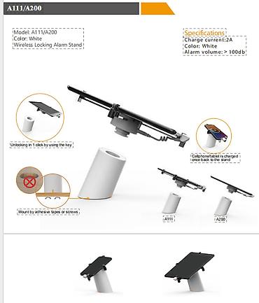 Другие аксессуары для мобильных телефонов: Антикражный зарядный Контроллер INSHOW A3083 для защиты 8 устройств — 5