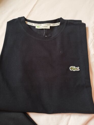 Futbolkalar: Futbolka, Lacoste, L, rəng - Ağ — 4