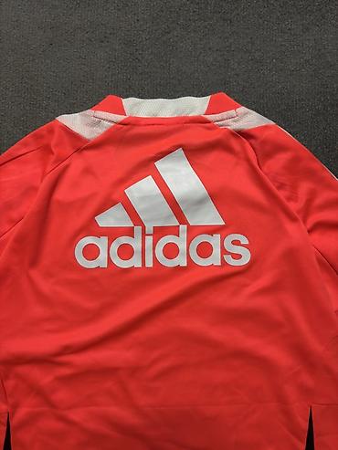 адидас баку: Мужская футболка, Adidas, M, цвет - Красный — 7