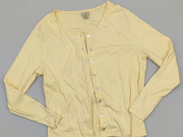 bluzki żółte damskie: Kardigan, L, stan - Dobry