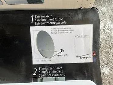 Satelitske antene: Pljosnata satelitska antena sa zidnim nosačem – diskretna, kompaktna i — 26