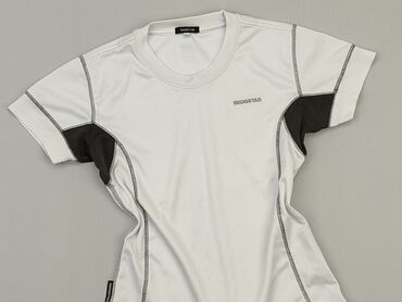 bluzka biała dziewczęca: Koszulka, 12-18 m, stan - Dobry