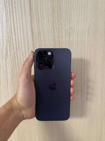 айфон 7 бу бишкек: IPhone 14 Pro Max, Колдонулган, 256 ГБ, Deep Purple, Куту, Бөлүп төлөө менен, 86 %