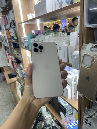 айфон 13 цена в бишкеке бу: IPhone 12 Pro, Колдонулган, 128 ГБ, Алтын, Коргоочу айнек, Каптама, Бөлүп төлөө менен, 97 %