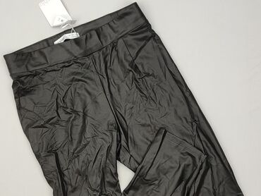 legginsy welurowe push up allegro: Bershka, Leggings Elegant for women, size L (EU 40)