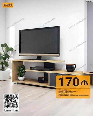 mini projektor: Televizor altlığı – La Mini - Ölçülər: D 35 × H 50 × E 160 sm - Rəng — 1