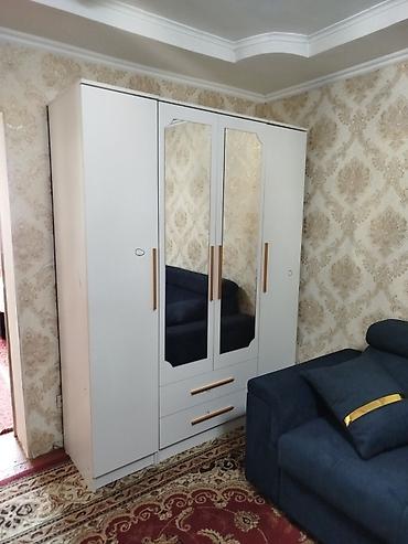 Двуспальные кровати: Город Балыкчы двух спальная кровать с высоким изголовьем и выкатными — 9