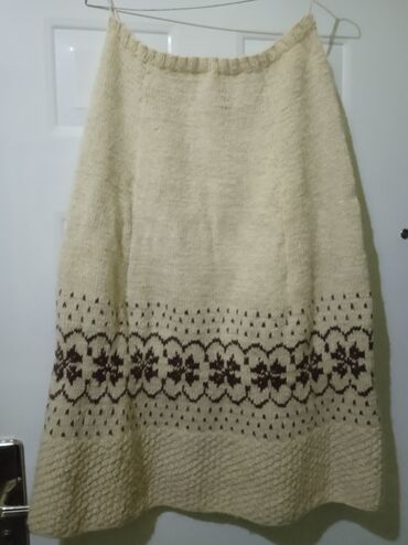 Suknje: XL, Midi, bоја - Bež — 2