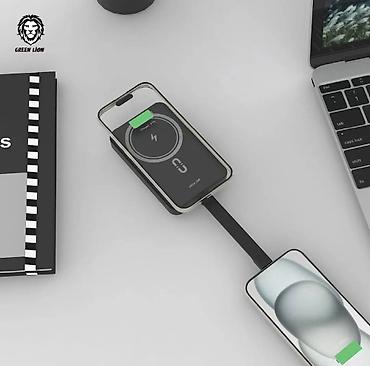 power: МОБИ ЦЕНТР-MOBI CENTER. Power Bank Green Lion MagSafe Lite PD 20 Вт — — 3