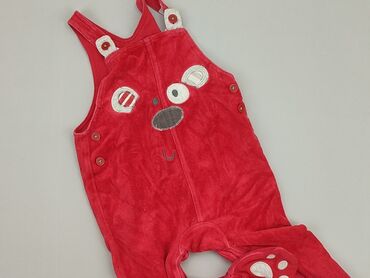 czerwone sandały eobuwie: Dungarees, George, 6-9 months, condition - Good