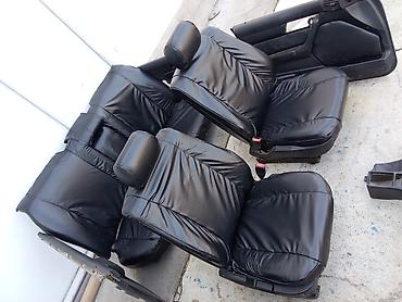 Двери и комплектующие: Кожаные сидение и карты от бмв е 34 салон е 34 черное — 2