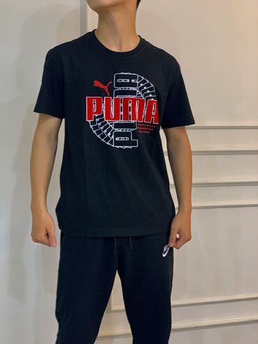 puma футболки: Футболка XL (EU 42), цвет - Черный