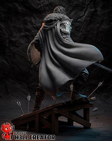 3d модель: ⚔️ ФИГУРКА ПОД ПОКРАСКУ (Crimson Desert) Клифф 20 см 📐 Технические — 8