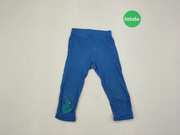 łata na spodniach: Trousers for kids 2 years, condition - Good, pattern - Print, color - Blue