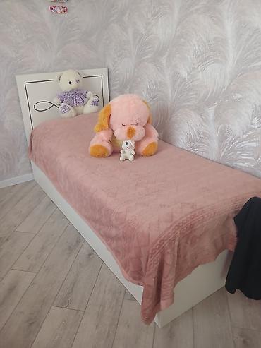 astara mebel: Uşaq/yeni yetmə üçün tək nəfərlik çarpayı - Ölçü: təxmini 90x200 sm — 1