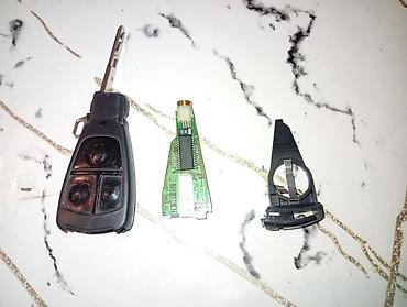 Mercedes-Benz üçün qatlanan açar komplekti - Model: 3 düyməli uzaqdan