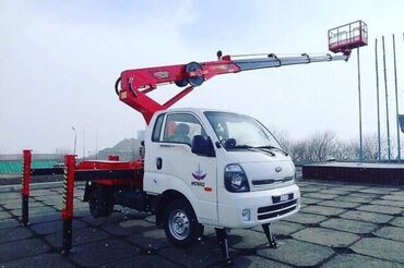 Услуги автовышки: Автовышка на шасси малотоннажного грузовика Kia Bongo. Основные — 5