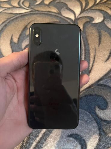 iphone se 4 цена бишкек: IPhone X, Колдонулган, 256 ГБ, Space Gray, Куту, 100 %