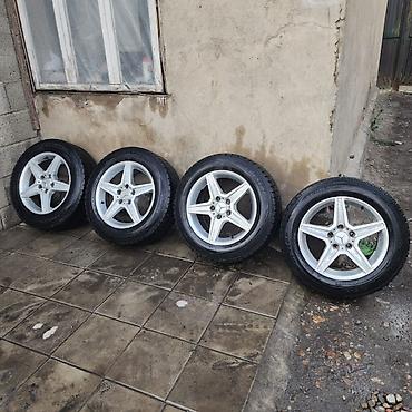es 2016: Колеса в сборе 215 / 60 / R 16, Зима, Б/у, Комплект, Легковые, Литые, отверстий - 5 — 1
