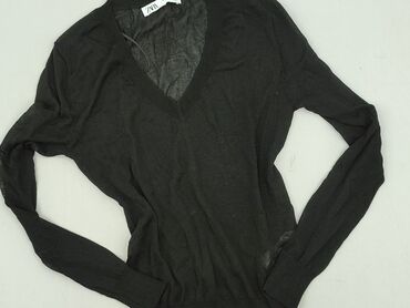 sweter piórkowy na drutach: Zara, Sweter damski, rozmiar S