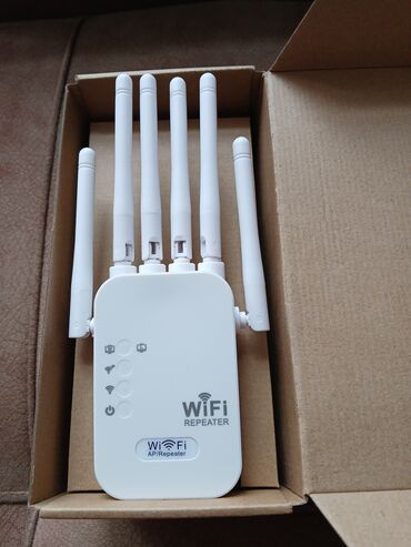 Serverlər: Repeater yenidi1200Mbps wi-fi genişləndiruci 6siqnal güclendirici