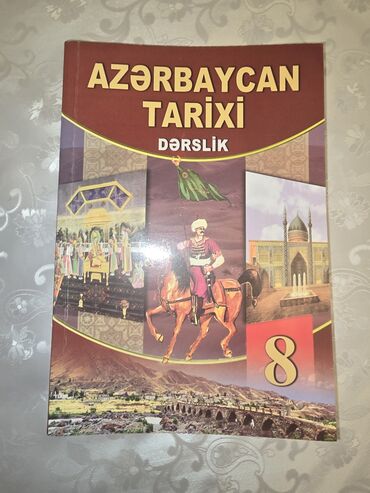 Kitablar, jurnallar, CD, DVD: 8ci sinif tarix kitabı
təzə kimi