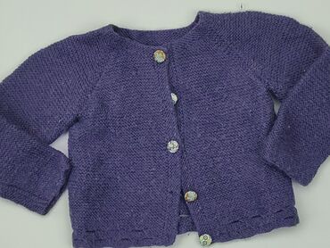 jeansy fioletowe: Cardigan, 0-3 months, condition - Good