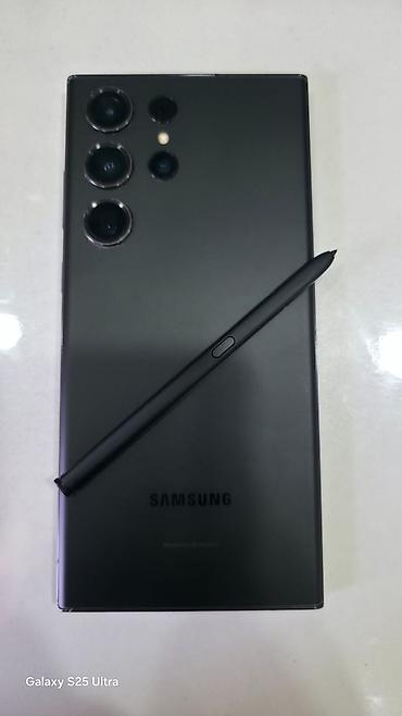 techno camon: Samsung Galaxy S23 Ultra, Б/у, 256 ГБ, цвет - Черный, 2 SIM, eSIM — 1