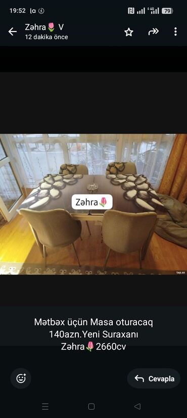 стулья бу купить: Mətbəx üçün Masa oturacaq 140azn.Yeni Suraxanı
Zəhra🌷2660cv