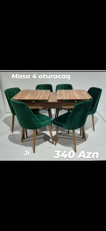 jasmin sarmasiq: Qonaq otağı üçün, Yeni, Açılan, 4 stul